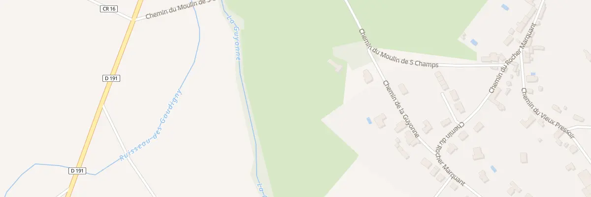 Plan du 8 Che de la Guyonne à Bazoches-sur-Guyonne