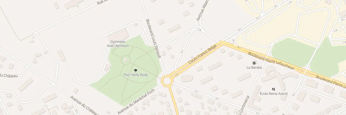 Plan du 1 Av Albert 1er à Aubergenville