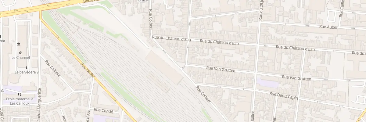 Plan du 132 Rue Van Grutten à Calais