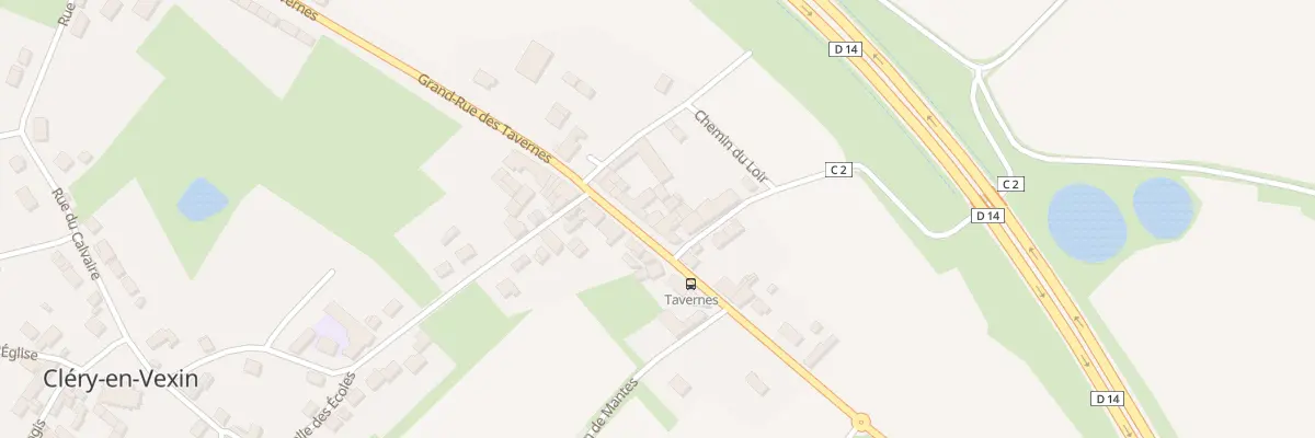 Plan du 20 Gr Grande Rue des Tavernes à Cléry-en-Vexin