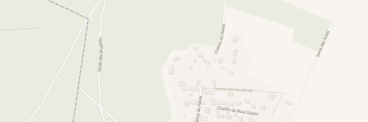 Plan du 97 Che du Hazay à Jambville