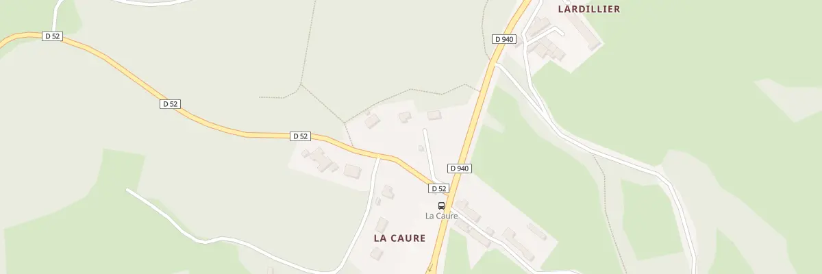 Plan du 4 La Caure à La Chapelle-Taillefert