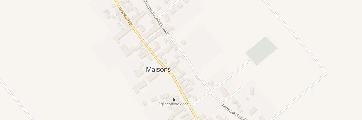 Plan du 57 Grande Rue à Maisons