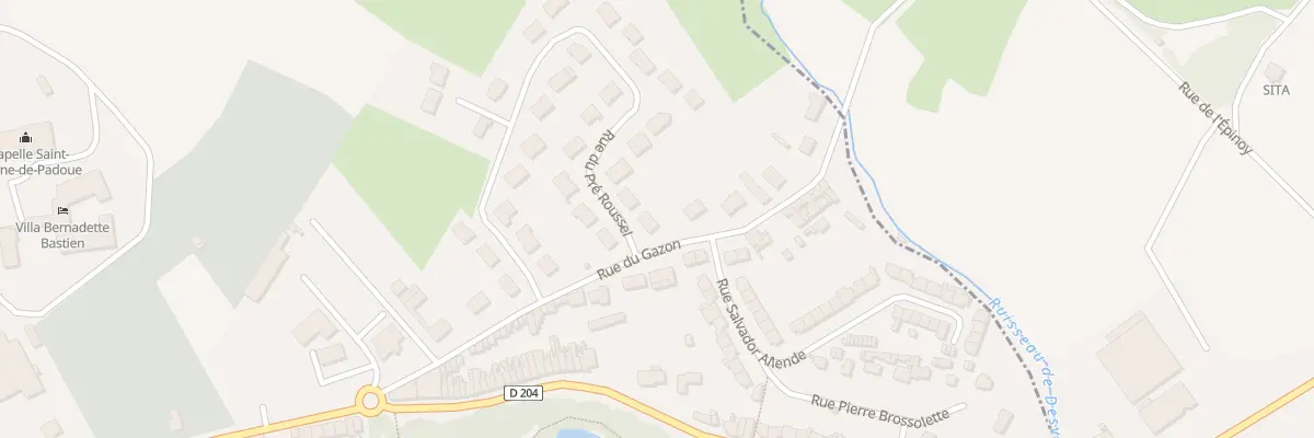 Plan du 39 Rue du Pré Roussel à Desvres