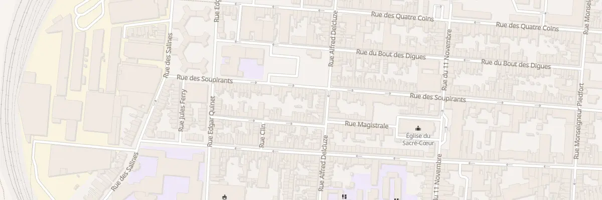 Plan du 101 Rue des Soupirants à Calais