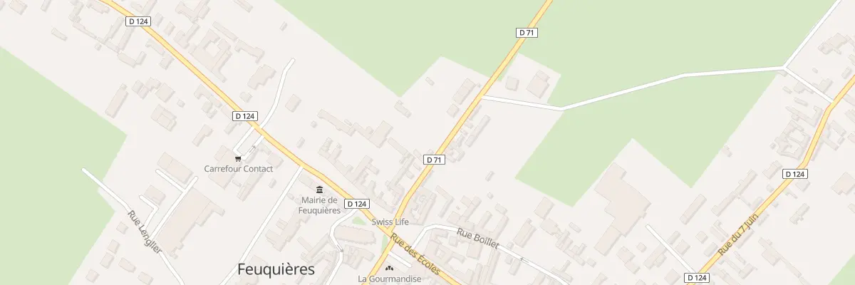 Plan du 6 Rue des Trois Buissons à Feuquières