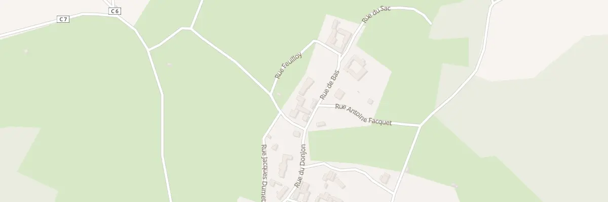 Plan du 135 Rue du Donjon à Vergies