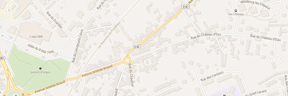 Plan du 7 Rue du Château d’Eau à Abbeville