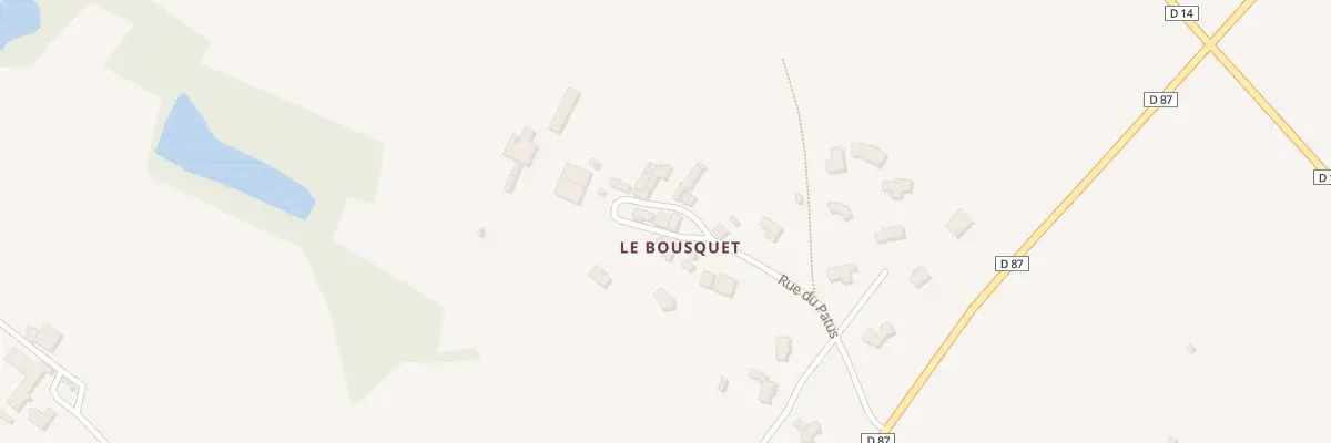 Plan du 12 Rue du Patus à Parisot