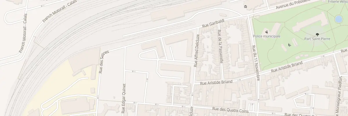 Plan du 125 Rue Alfred Delcluze à Calais