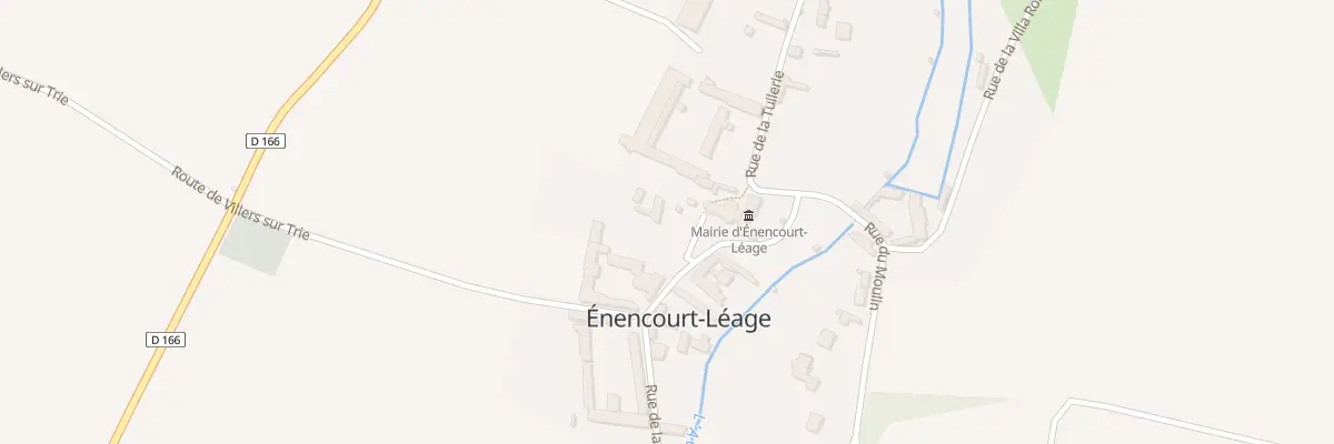 Plan du 8 Pl de l’Eglise à Énencourt-Léage