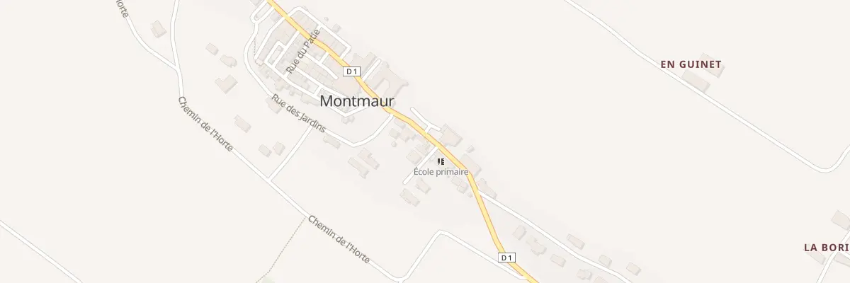 Plan du 5 Rue de la République à Montmaur