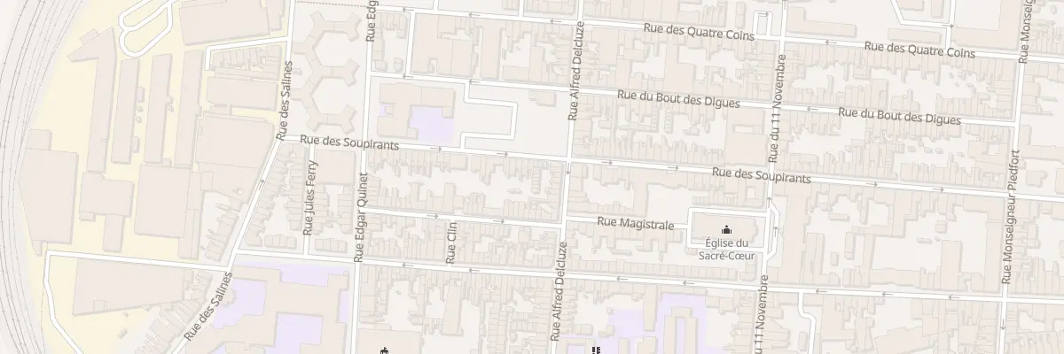 Plan du 97 Rue des Soupirants à Calais