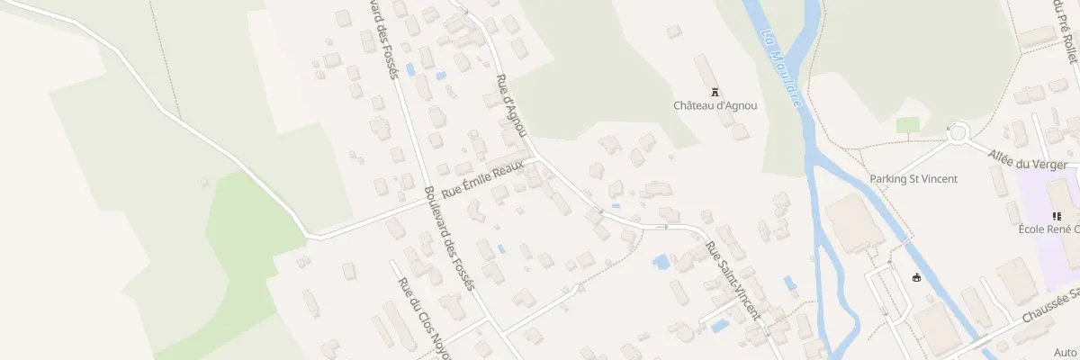 Plan du 13 Rue d’Agnou à Maule