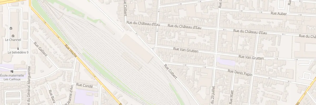 Plan du 109 Rue Van Grutten à Calais