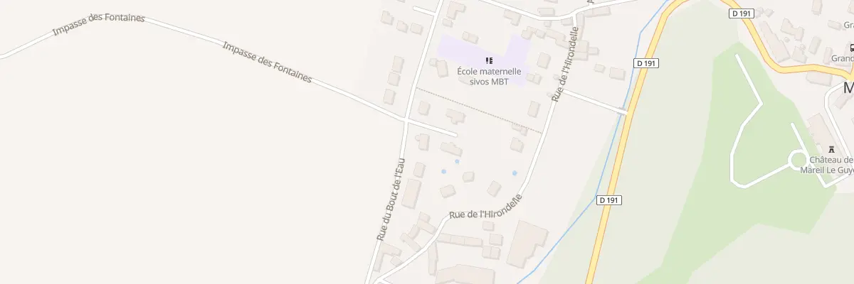 Plan du 2 Imp des Fontaines à Mareil-le-Guyon