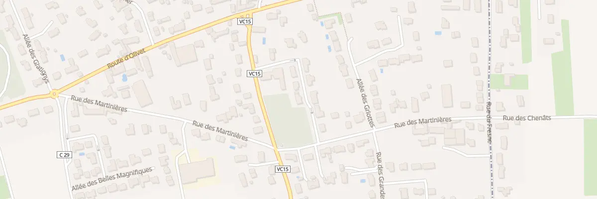 Plan du 80 All de la Médonnière à Saint-Hilaire-Saint-Mesmin