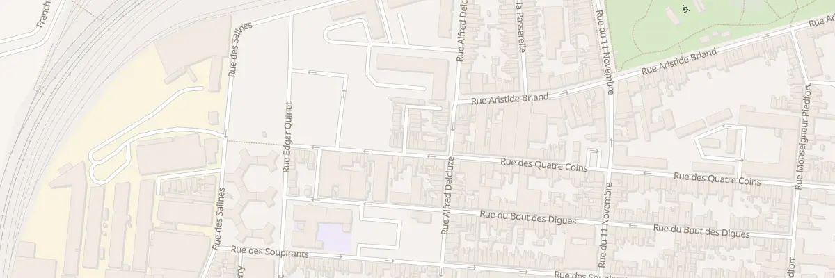 Plan du 150 Rue des Quatre Coins à Calais