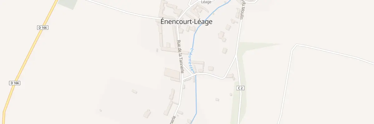 Plan du 5 Rue de la Tannerie à Énencourt-Léage
