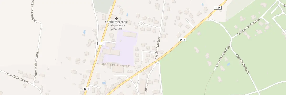 Plan du 6 Imp des Lilas à Cajarc