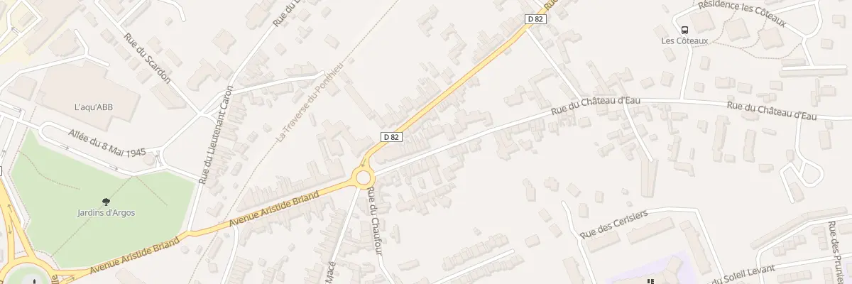 Plan du 13 Rue du Château d’Eau à Abbeville