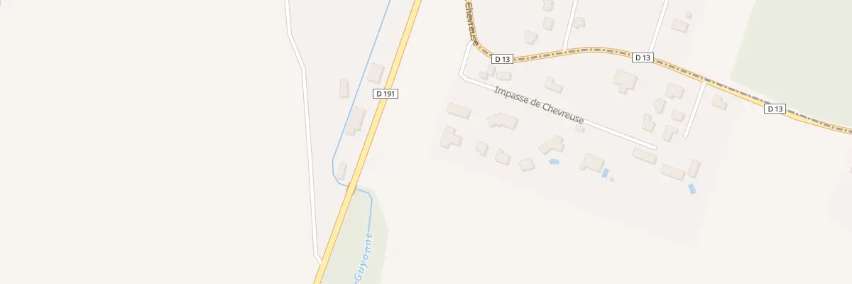 Plan du 2 Rte de Chevreuse à Bazoches-sur-Guyonne