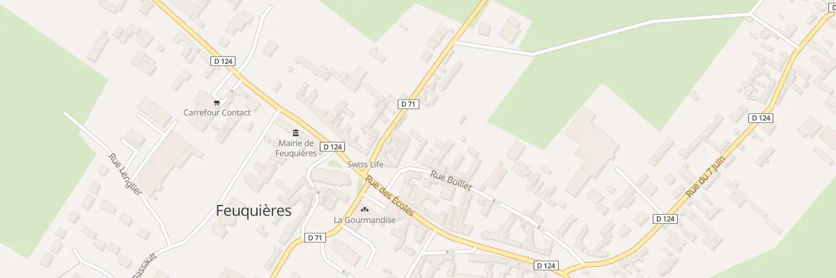 Plan du 2 Rue Boillet à Feuquières