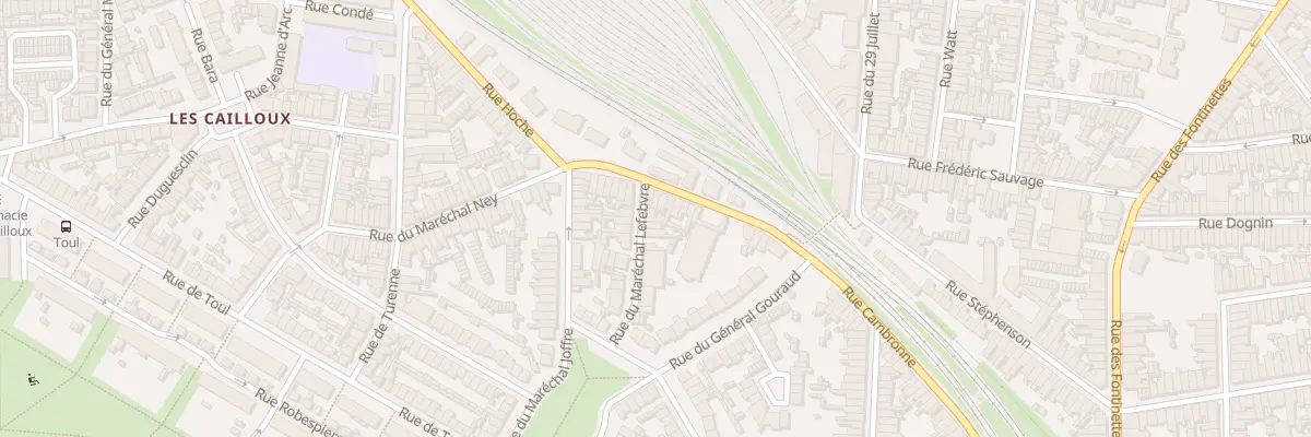Plan du 3 Rue du Mal Lefebvre à Calais
