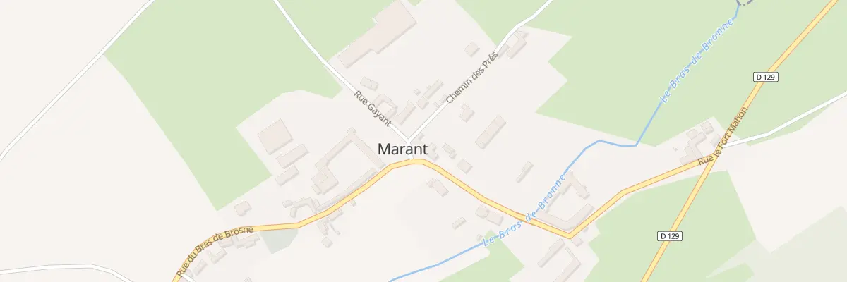 Plan du 36 Rue du Bras de Brosne à Marant