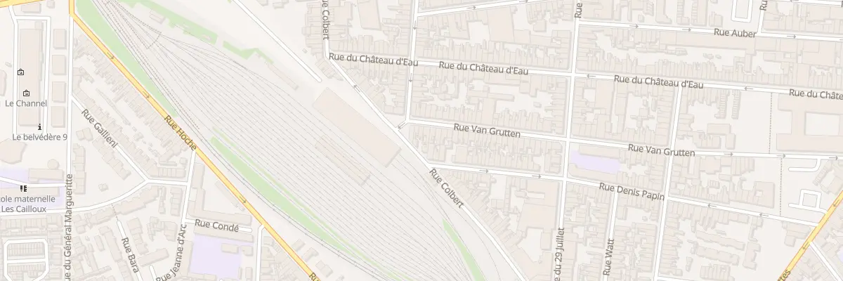Plan du 105 Rue Van Grutten à Calais