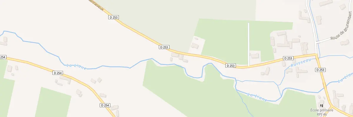 Plan du 25 Rte d’Henneveux à Bournonville