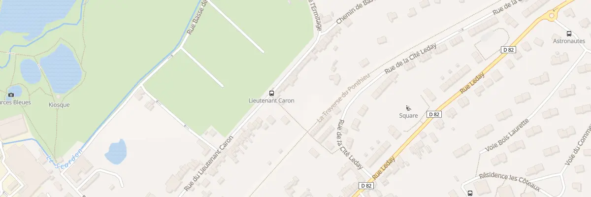 Plan du 110 Rue du Lieutenant Caron à Abbeville