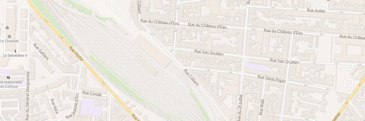 Plan du 57 Rue Colbert à Calais