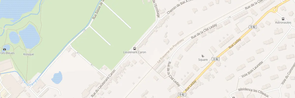 Plan du 112 Rue du Lieutenant Caron à Abbeville