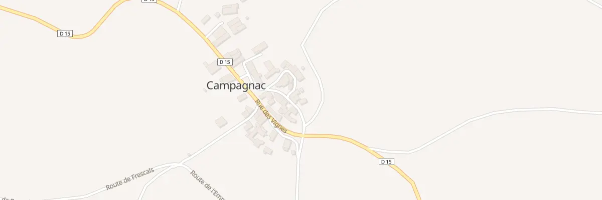 Plan du 5016 Campagnac à Campagnac