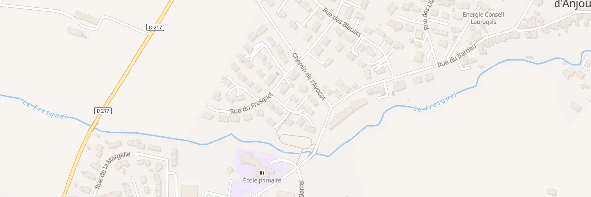 Plan du 1 Imp des Chardons à Labastide-d’Anjou