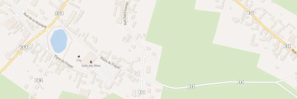Plan du 30 Rue Saint-lucien à Feuquières