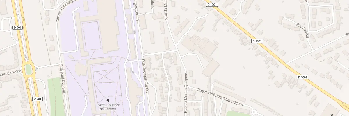 Plan du 32 Rue du Moulin Quignon à Abbeville