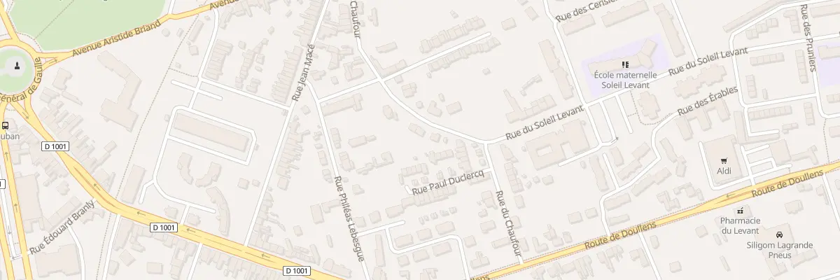 Plan du 20 Rue du Chaufour à Abbeville