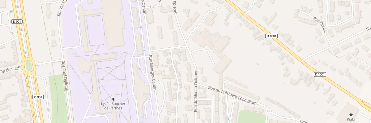 Plan du 36 Rue du Moulin Quignon à Abbeville