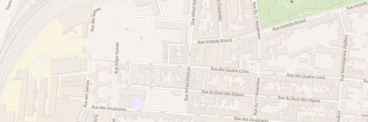 Plan du 142 Rue des Quatre Coins à Calais