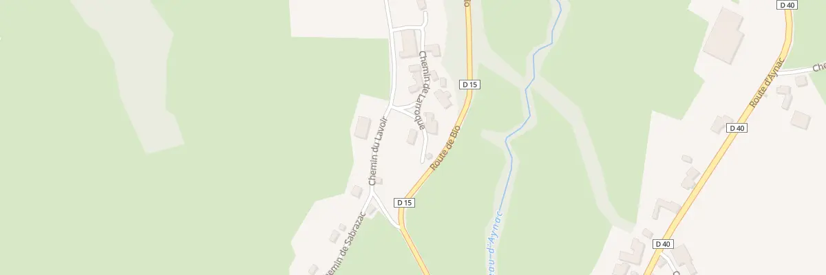 Plan du 5591F Larroque à Rueyres