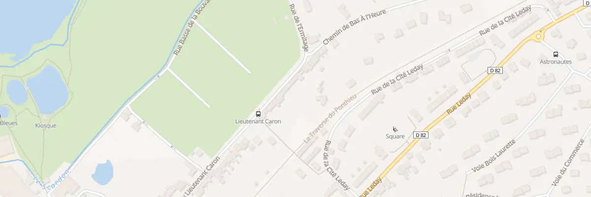 Plan du 124 Rue du Lieutenant Caron à Abbeville