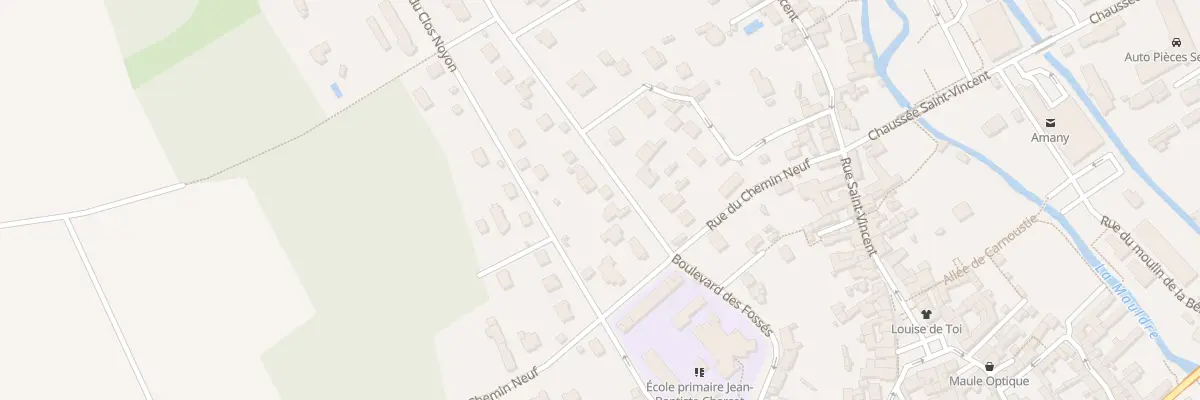 Plan du 21 Bd des Fossés à Maule