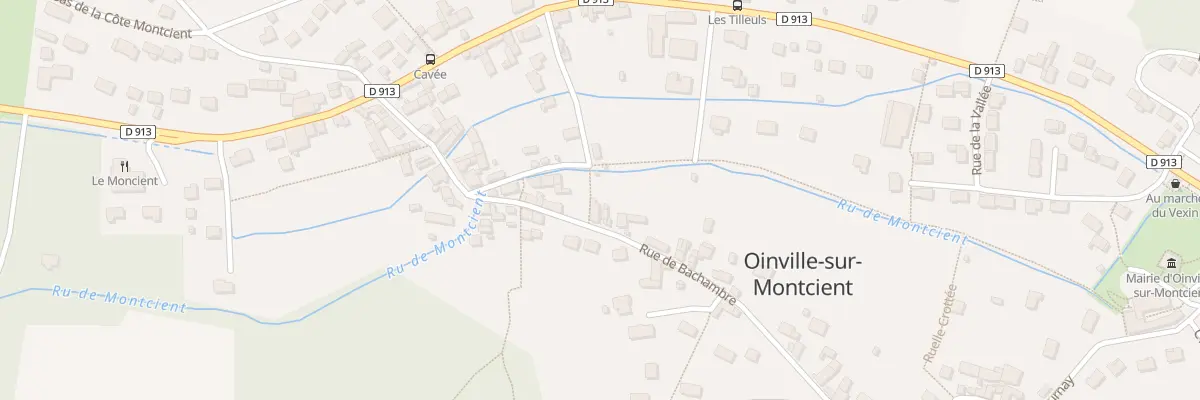 Plan du 30 Rue de Bachambre à Oinville-sur-Montcient