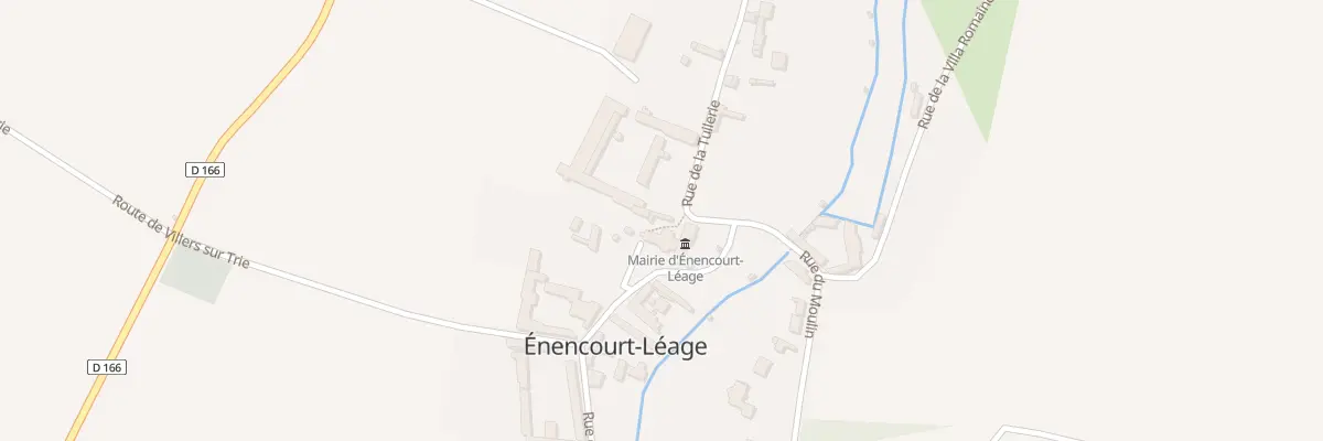 Plan du 2 Pl de l’Eglise à Énencourt-Léage