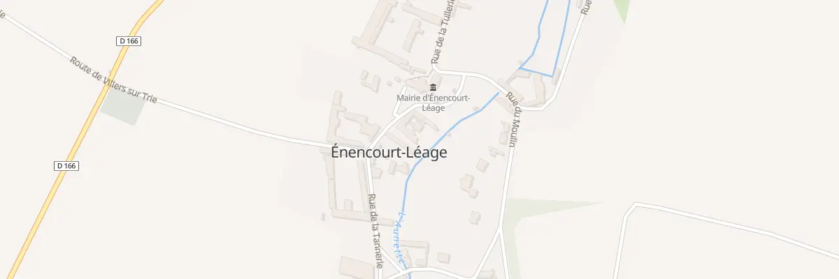 Plan du 3 Pl de l’Eglise à Énencourt-Léage