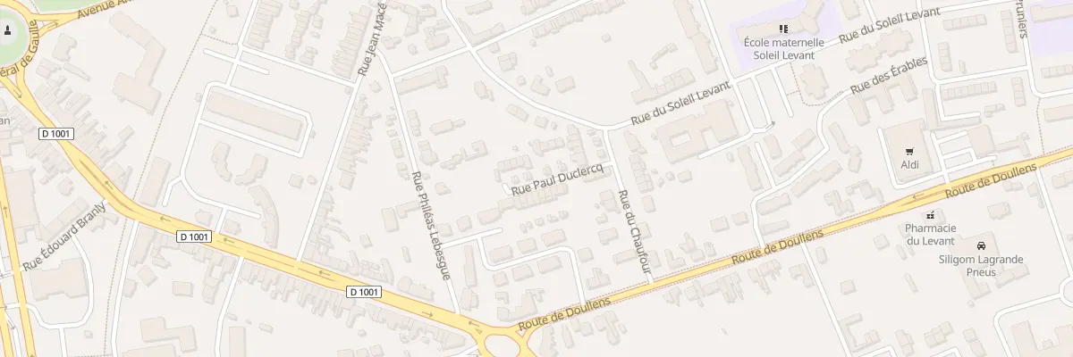 Plan du 5 Rue Paul Duclercq à Abbeville
