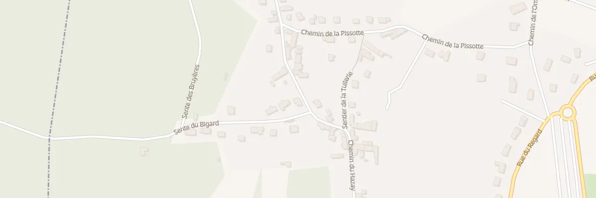 Plan du 47 Che du Hazay à Jambville