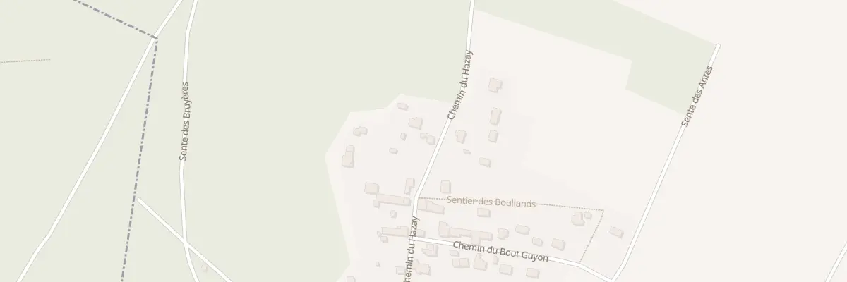 Plan du 99 Che du Hazay à Jambville